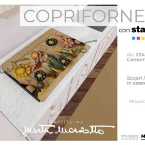 Coprifornello Stampa Digitale MARTA MARZOTTO